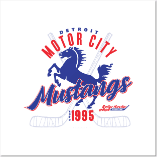 Detroit Motor City Mustangs Posters and Art